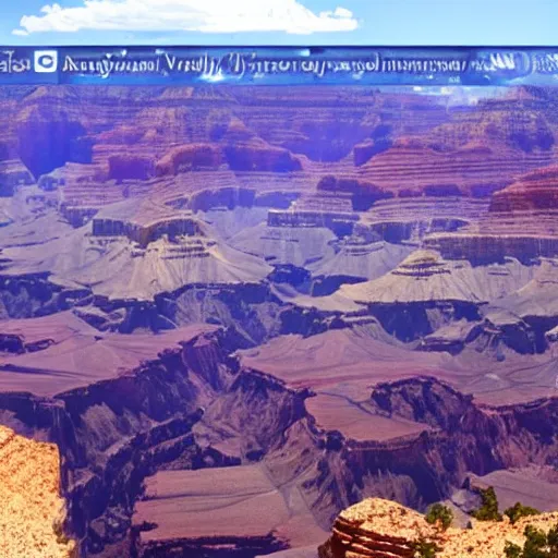 Prompt: Ultraviolet HD photograph of the Grand Canyon