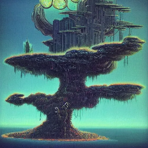 Image similar to tall synthwave godly sea circle petrel limo poltergeist cocobolo tree , by Beksinski and Joe Jusko and Jane Graverol , trending on deviantart , pixel perfect , cyberpunk