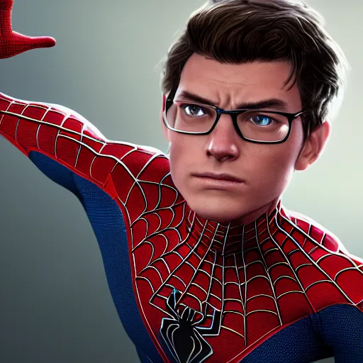 Image similar to Peter Parker as Spiderman , wet face , heavy rain ,dramatic, intricate, highly detailed, concept art, smooth, sharp focus, illustration, Unreal Engine 5, 8K