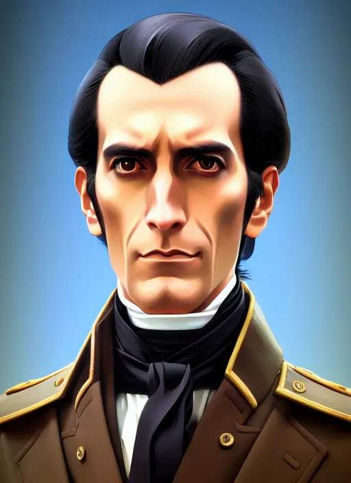 Prompt: a comic portrait of simon bolivar, fine - face, realistic shaded perfect face, fine details, jewelry, night setting. very anime style. realistic shaded lighting poster by ilya kuvshinov katsuhiro, magali villeneuve, artgerm, jeremy lipkin and michael garmash, rob rey and kentaro miura style, trending on art station