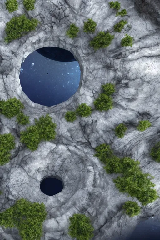 Prompt: the blackhole quarry, fantasy, magic, 4 k, ultra realistic, celshaded art