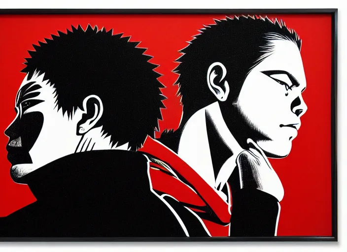 Image similar to Sideview Portrait of naruto Shepard Fairey