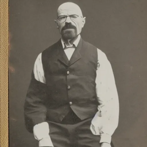 Image similar to walter white, 1 9 th century photography