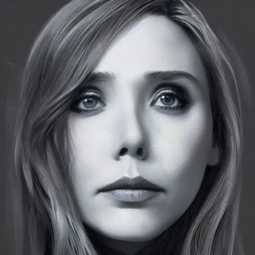 Image similar to anthropomorphic [ lightbulb ]!! with [ an elizabeth olsen face ]!!, portrait!!, trending on artstation, 4 k quality, intricate