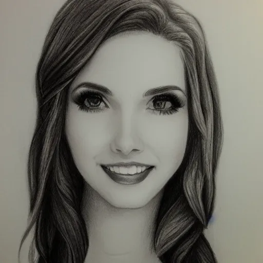 Image similar to amouranth pencil drawing, highly detailed