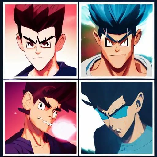 Image similar to face icon stylized minimalist yu yu hakusho, loftis, cory behance hd by jesper ejsing, by rhads, makoto shinkai and lois van baarle, ilya kuvshinov, rossdraws global illumination