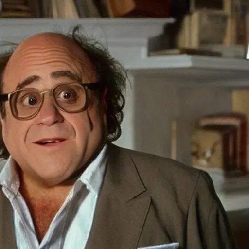 Prompt: danny devito starting in the man spider movie, 8 k, movie still