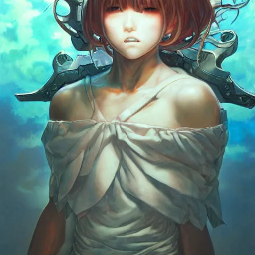 Image similar to prompt : ragnarok online portrait soft light painted by james jean and katsuhiro otomo and erik jones, inspired by akira anime, smooth face feature, intricate oil painting, high detail illustration, sharp high detail, manga and anime 1 9 9 9