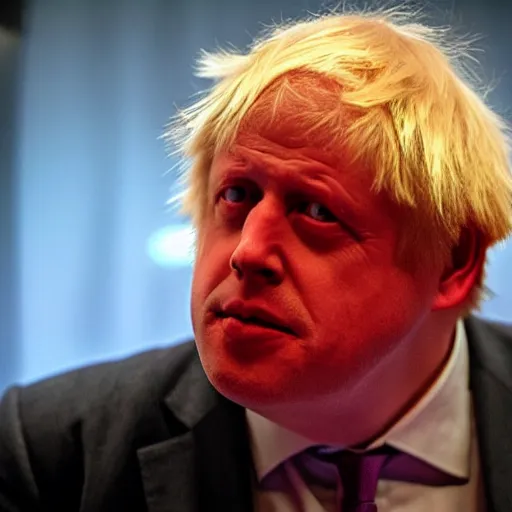 Prompt: Boris Johnson as Jar Jar Binks, volumetric lighting, hyperdetailed, in frame