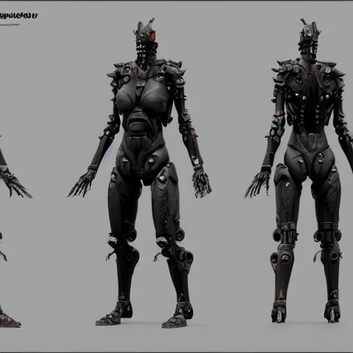 Image similar to modern futuristic brutalist zbrush diablo game cyborg character concept