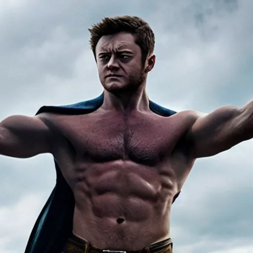 Prompt: Taron Egerton as Wolverine