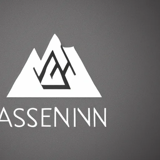 Image similar to a minimalist logo based on the word ascend, simplistic iconography, modern logo