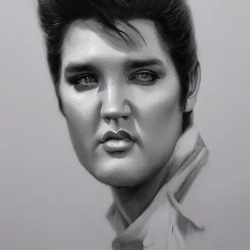 Prompt: portrait of elvis presley by ruan jia and mandy jurgens and artgerm and william - adolphe bouguerea, highly detailed, trending on artstation, award winning,