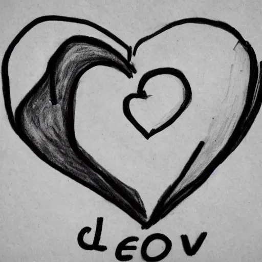 Pencil drawing | Cute drawings of love, Easy love drawings, Drawings