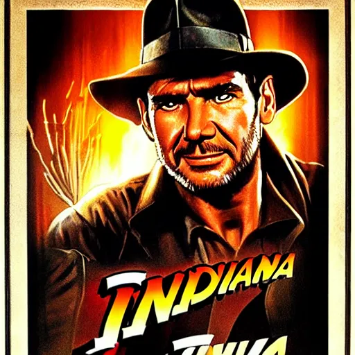 Image similar to indiana jones movie poster