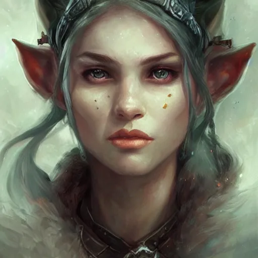 Image similar to fantasy dungeons & dragons portrait by Livia Prima,female elf,beautiful,D&D,detailed,masterpiece,face