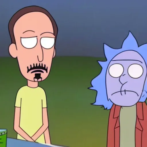 Prompt: Keanu reeves In Rick and Morty 4K detailed super realistic