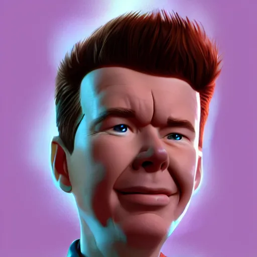 Prompt: rick astley as a cartoon character, highly detailed, digital painting, artstation, concept art, sharp focus, cinematic lighting, illustration, cgsociety