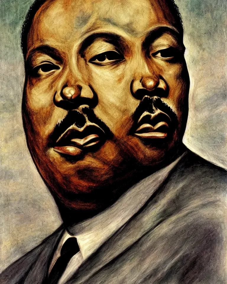 Image similar to martin luther king, jr. by el greco.