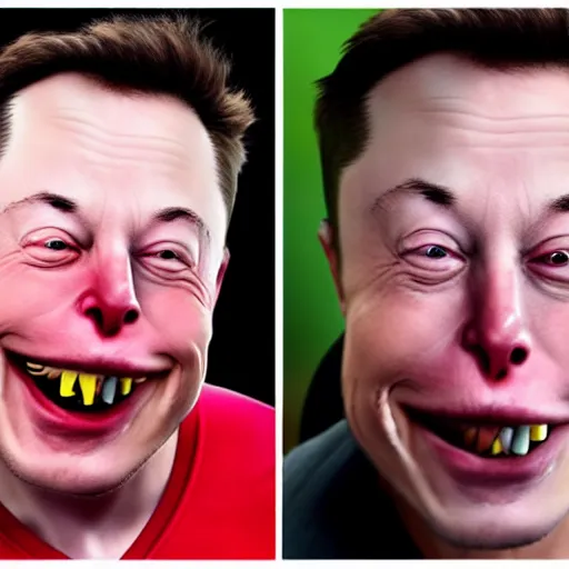 Prompt: extreme silly face championship elon musk winning entry, face pulling world tournament 2 0 1 9. funny and grotesque face pulling competition. ridiculous caricature, competition highlights
