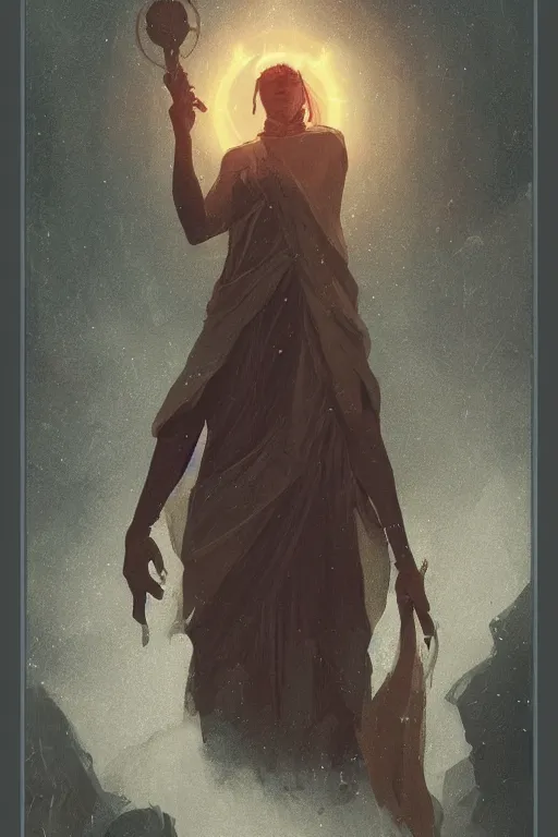 Image similar to tarot card, digital art, in the style of greg rutkowski, trending on artstation