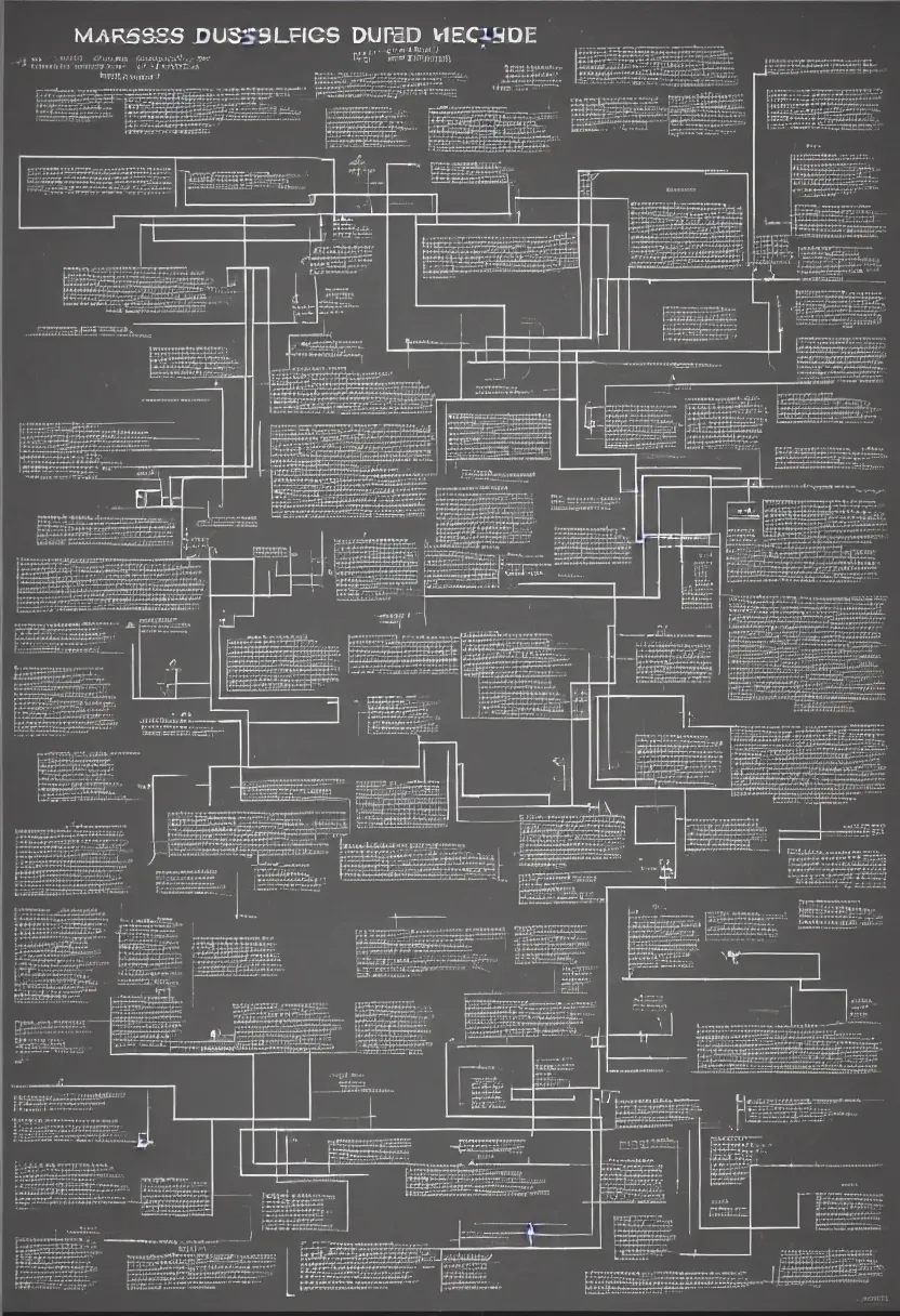 Image similar to research notes of a singular futuristic readymade object by Marcel Duchamp, chess machine flowchart, graph