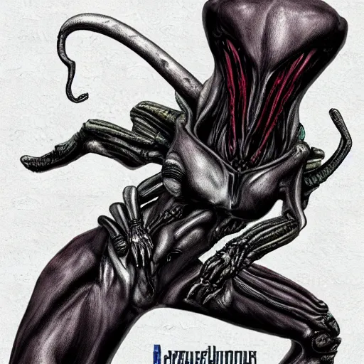 Image similar to mugshot of Xenomorph alien queen