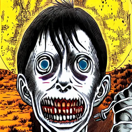 Image similar to rick in north in junji ito