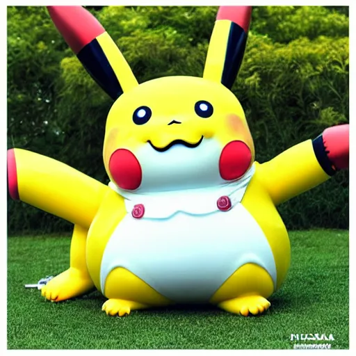 Prompt: dummy thicc pikachu