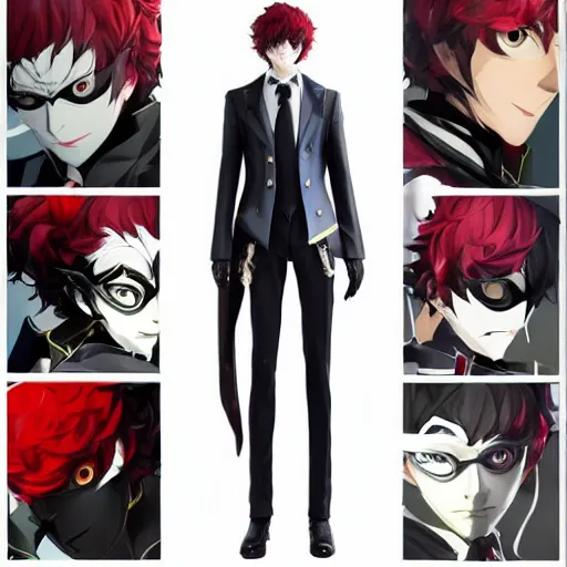 Image similar to persona 5 joker outfit in real life, pinterest, 4k high quality