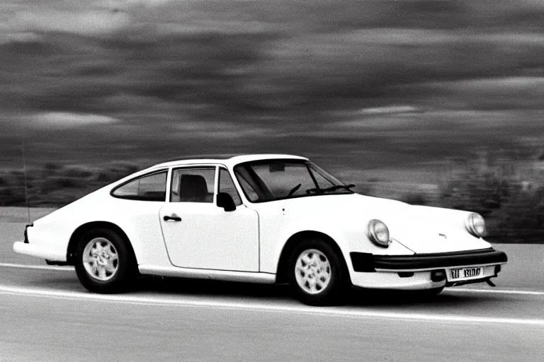 Image similar to 1978 Volvo ((911)), movie still, speed, cinematic Eastman 5384 film