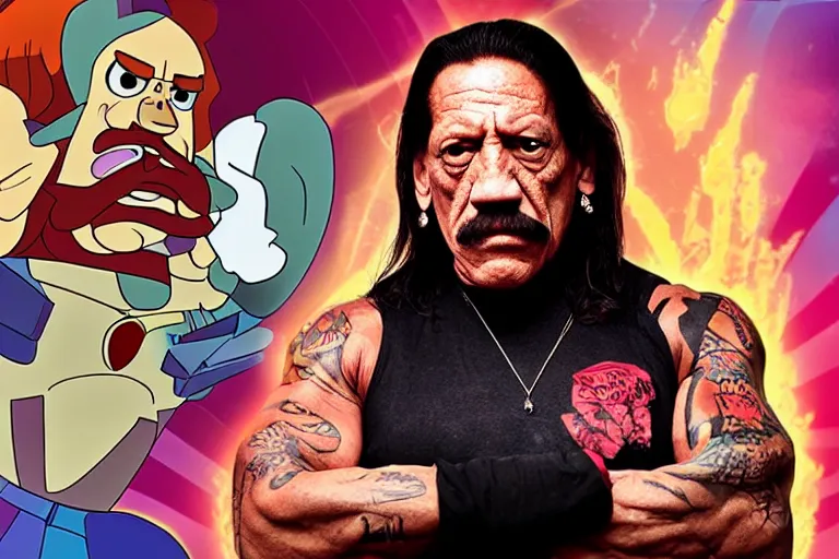 Prompt: danny trejo in steven universe