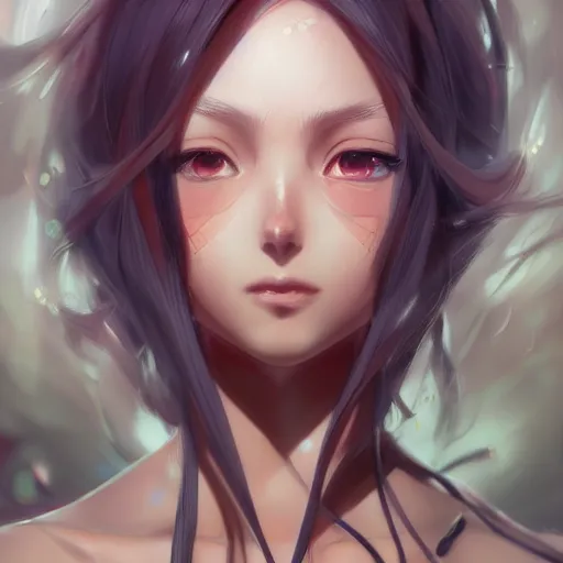 Image similar to beautiful anime portrait by Stanley Artgerm Lau, WLOP, Rossdraws, James Jean, Andrei Riabovitchev, Marc Simonetti, and Sakimichan, trending on artstation