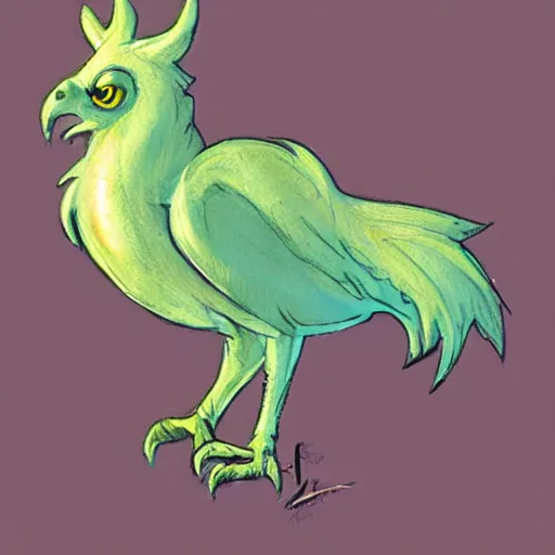 Prompt: a gryphon