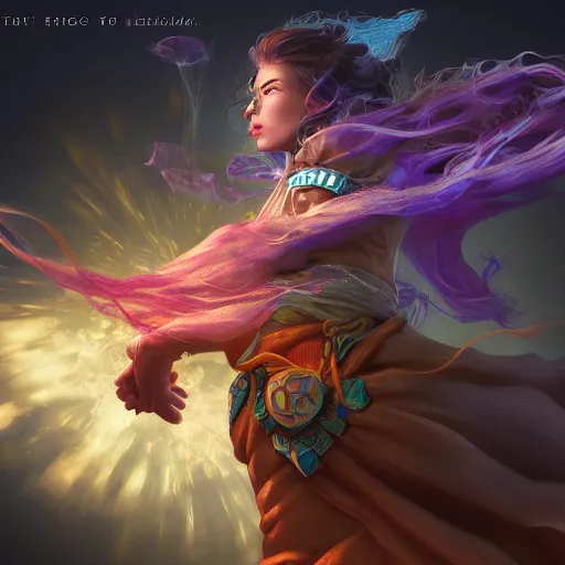 Image similar to the ethereal mage, artstation, mystical, action shot