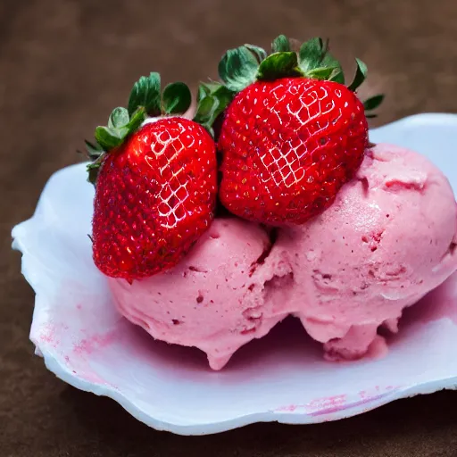Image similar to Strawberry ice cream