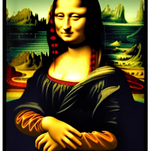 Image similar to Donald Trump in the style of the mona lisa