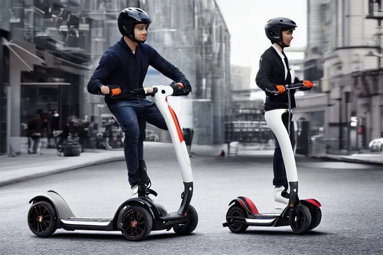 Image similar to a mobility scooter designed by mclaren