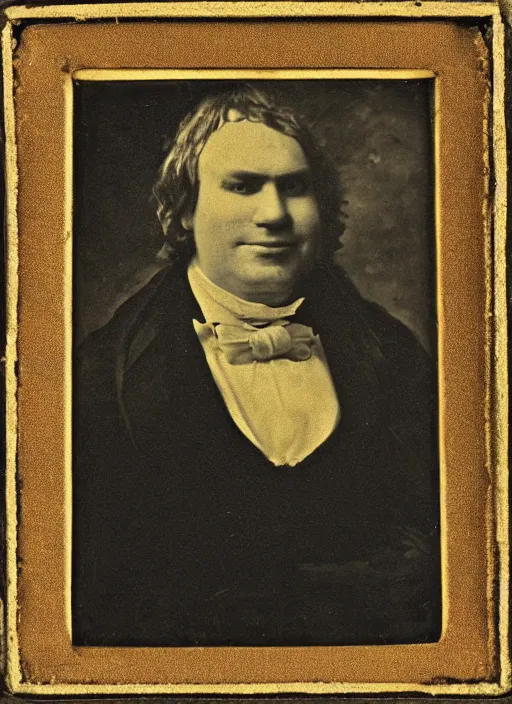 Prompt: daguerreotype of shrek, classical portrait, 1 8 4 9