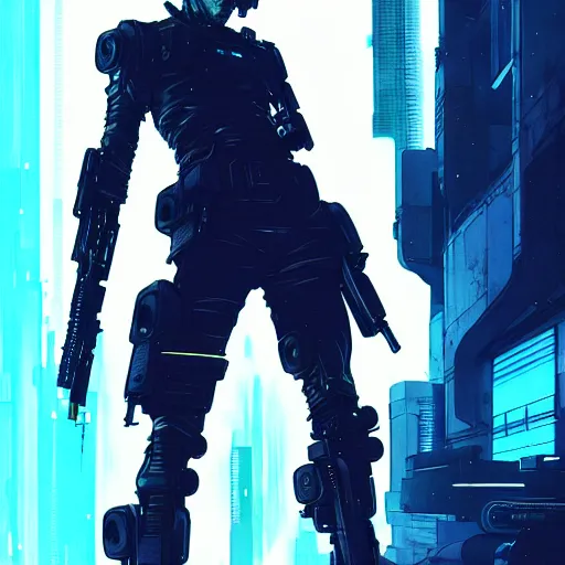 Image similar to Cyberpunk, sci-fi Jungkook holding a gun. alien planet art by Akihito Yoshitomi AND Yoji Shinkawa AND Greg Rutkowski, Mark Arian trending on artstation