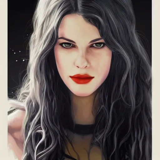 Image similar to liv tyler 2 0 - years old as the greek god of lightning, highly detailed, crazy aerosmith, young, by artgerm and greg rutkowski