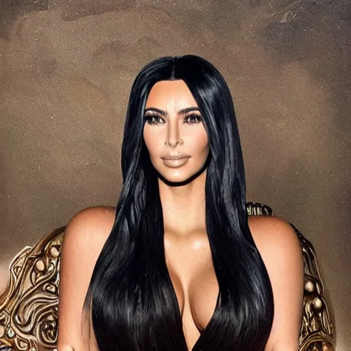 Prompt: kim kardashian as medusa, photorealistic, award - winning,