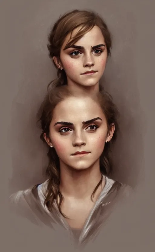 Image similar to portrait en buste emma watson, annasophia robb, traditional corsican, intricate, highly detailed, artstation, illustration, jurgens, rutkowski, bouguereau