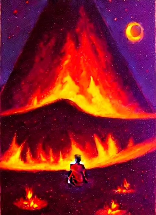 Image similar to camp fire by paul lehr