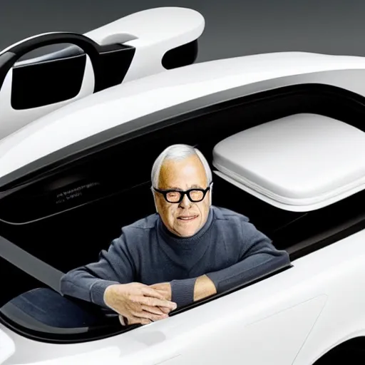 Prompt: jonathan ive dieter rams car 🚗 🚘 🚙