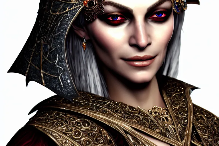 Image similar to a full portrait of a beautiful woman wearing, wearing extremely detailed attire, slim complexity, extremely detailed eyes, medievil, dnd, extremely detailed, high quality, trending on artstation, photo realistic