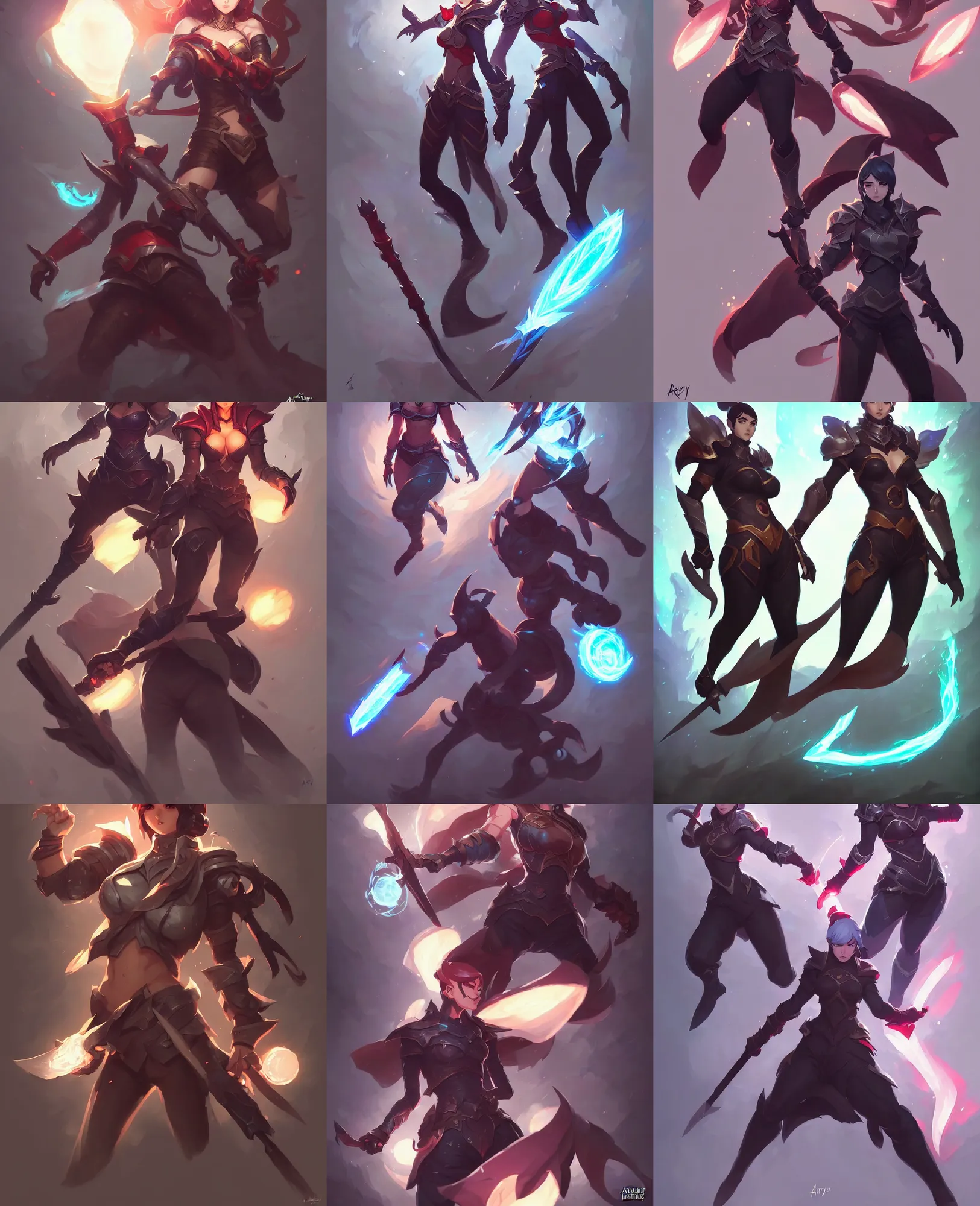 Prompt: a league of legends character concept art!! by artgerm and greg rutkowski and atey ghailan. in the cartoon style of arcane!! full body!! clear portrait of a hero in uniform!! fantasy weapon!! light effect. hyper detailed. glowing lights!! intricate, elegant, digital painting, artstation, smooth, sharp focus