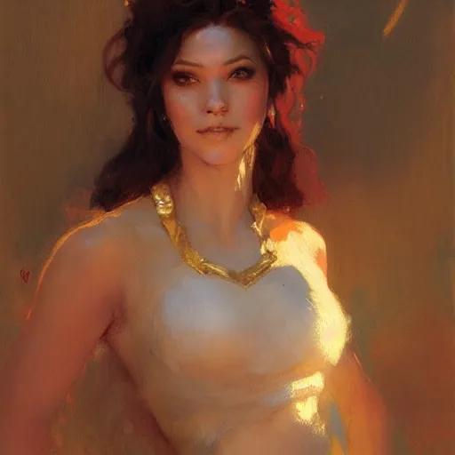 Prompt: female mage, sunny, painting by gaston bussiere, craig mullins, j. c. leyendecker