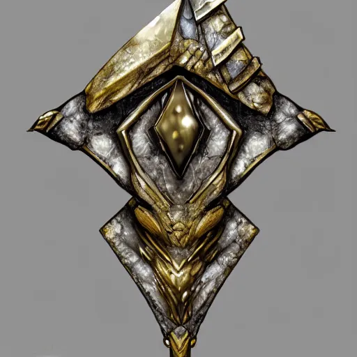 Image similar to an opulent and elegant handaxe, rpg item, fantasy concept art