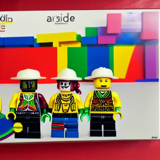 Image similar to pride parade lego set